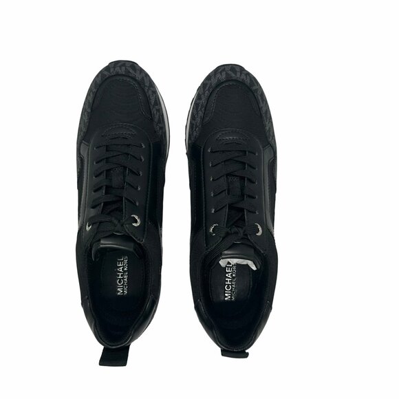 ⭐MICHAEL KORS Wilma Trainer Sz 10 Women shoes Casual Sneakers Black 49S1WIFS1D⭐ - Picture 5 of 10